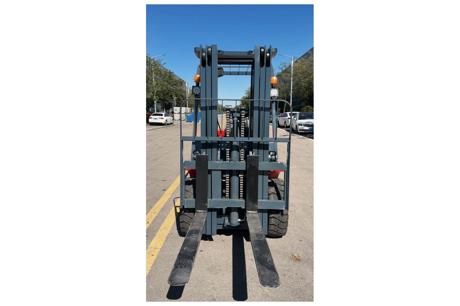 CPC(D)30 3 t diesel forklift — detail photograph