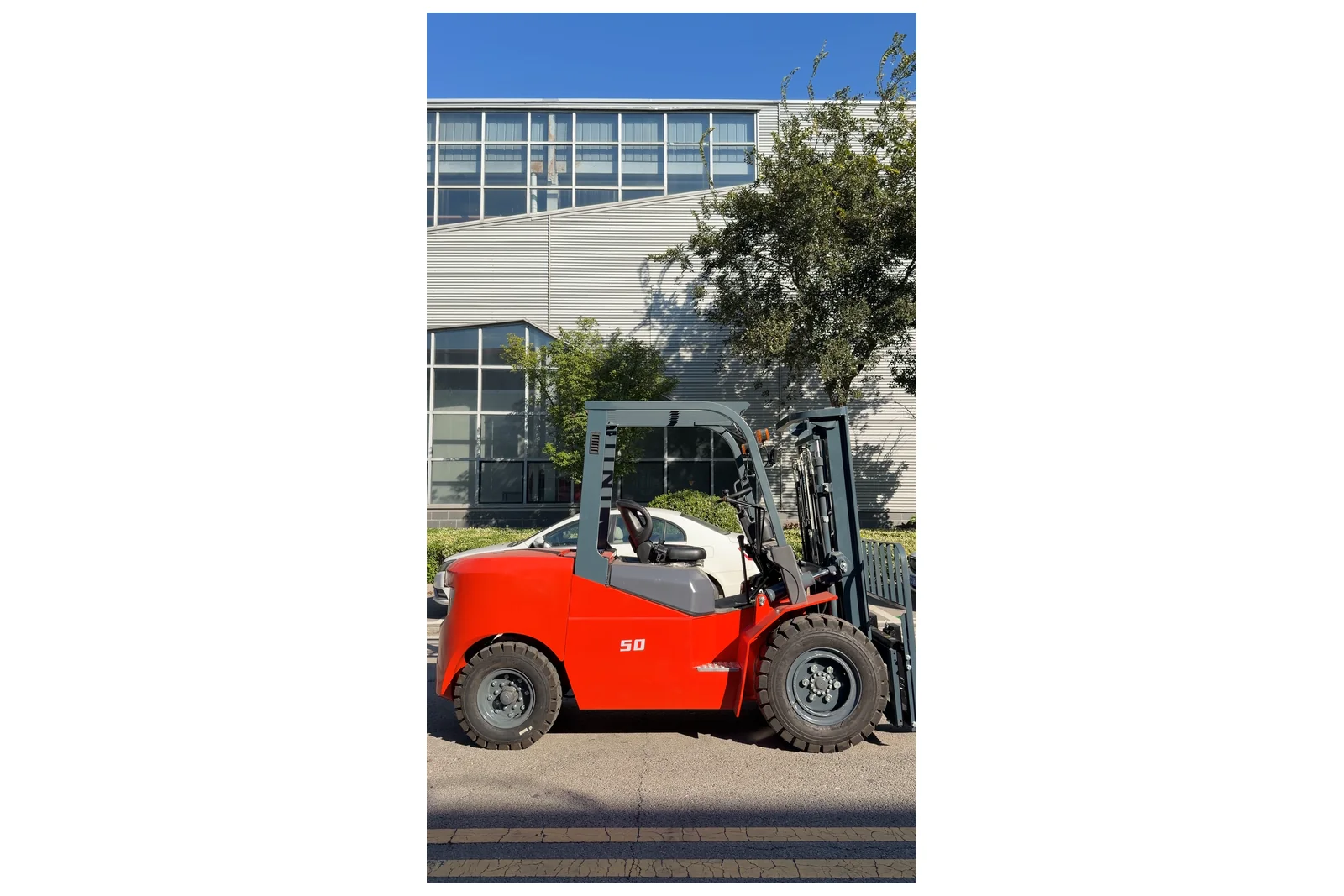 CPC(D)50 5 t diesel forklift — front three quarter photograph